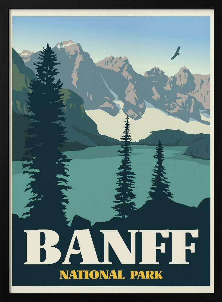 Banff National Park Travel Print Poster