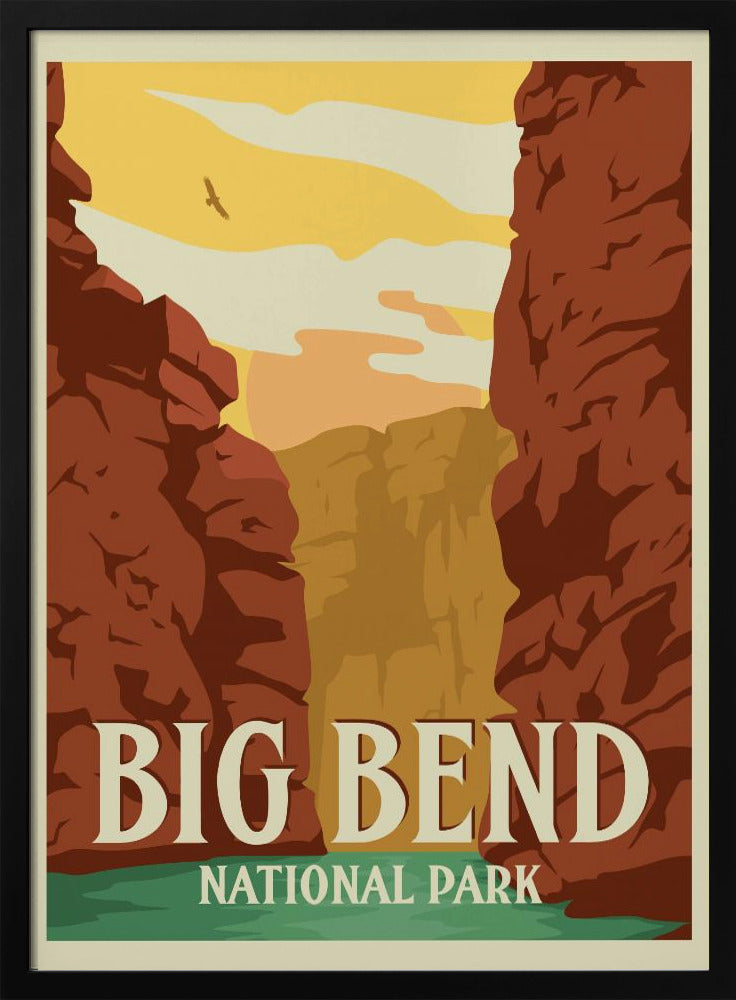 Big Bend National Park Travel Print Poster