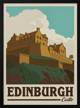 Edinburgh Castle Travel Print Poster