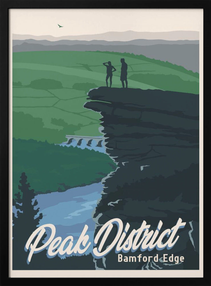 Peak District National Park Travel Print Poster