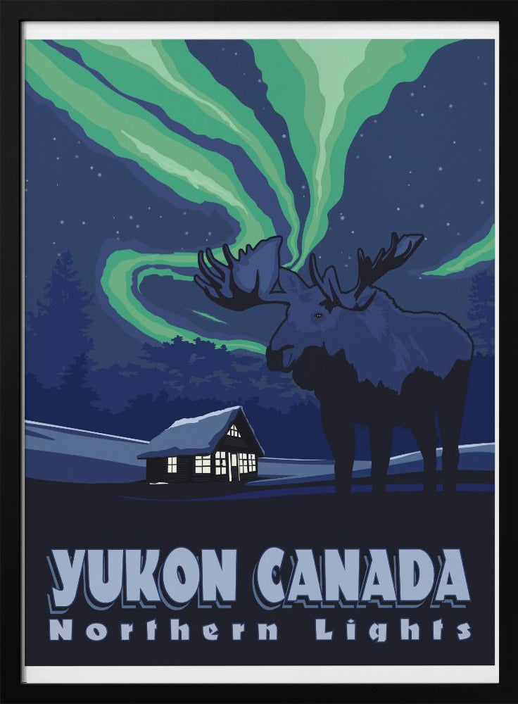 Yukon Canada Travel Print Poster