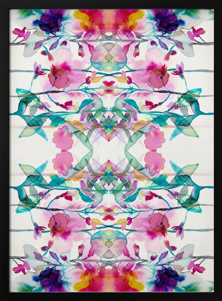 Watercolor Wildflower Poster