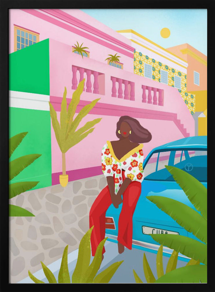 Tropical Woman Poster