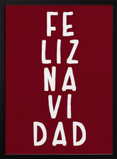 Simple feliz Navidad Poster