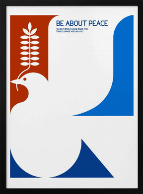 Be About Peace Poster