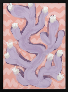 Purple Coral Poster