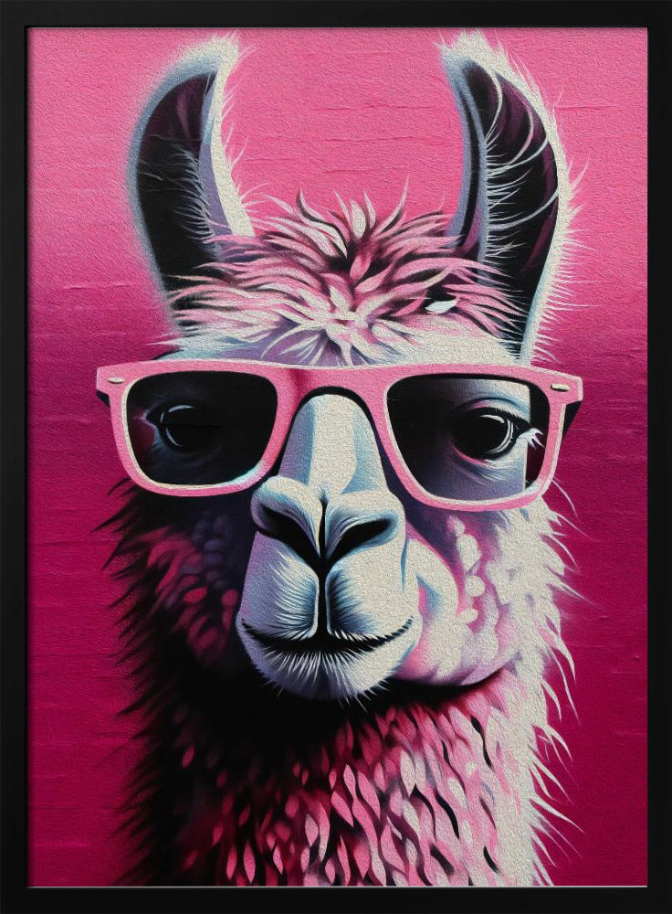 Pink Lama Poster