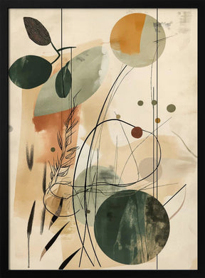 Abstract Beige No 2 Poster