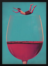 Wine Dive Poster