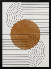 Beige and Brown Balance No.3 Poster