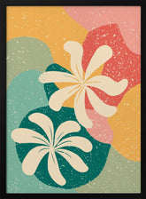 Abstract Flowers Poster