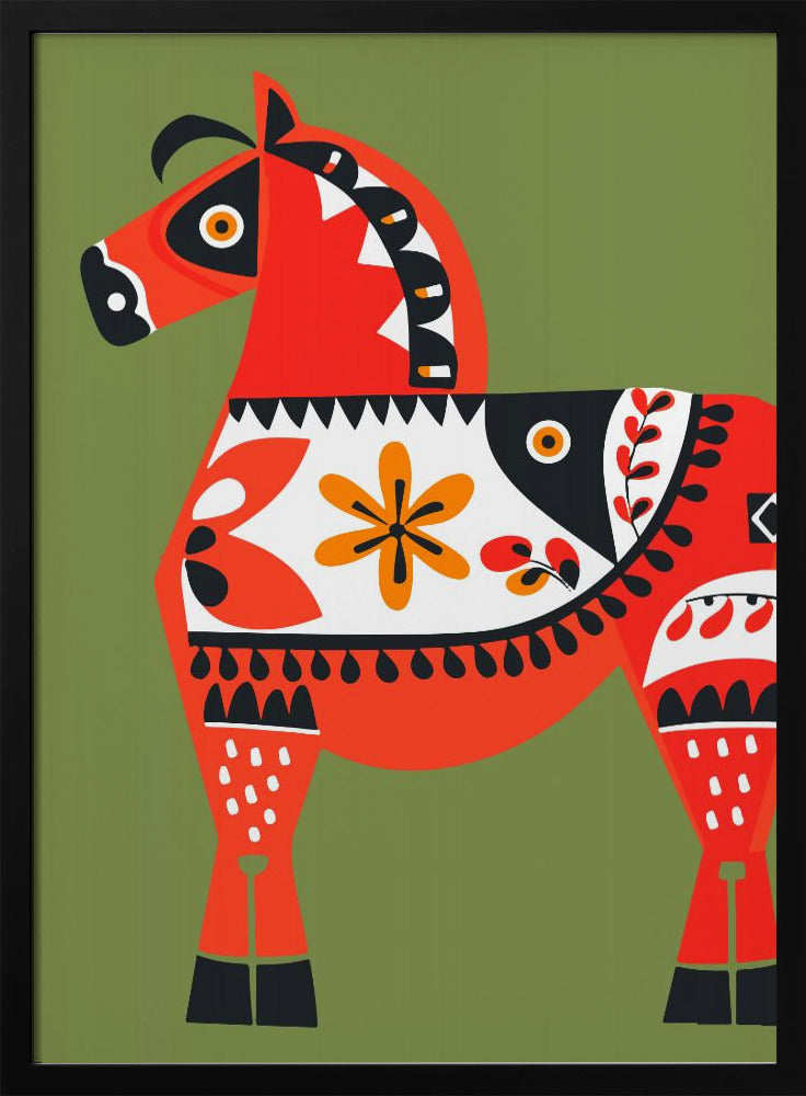 Alternative Dala Horse Poster