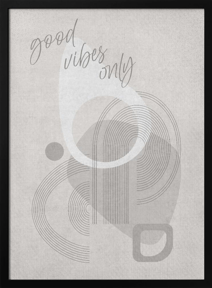 Mid-Century Modern - Good vibes only Poster