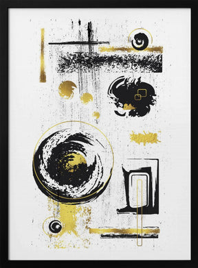 ABSTRACT ART Thoughts Poster