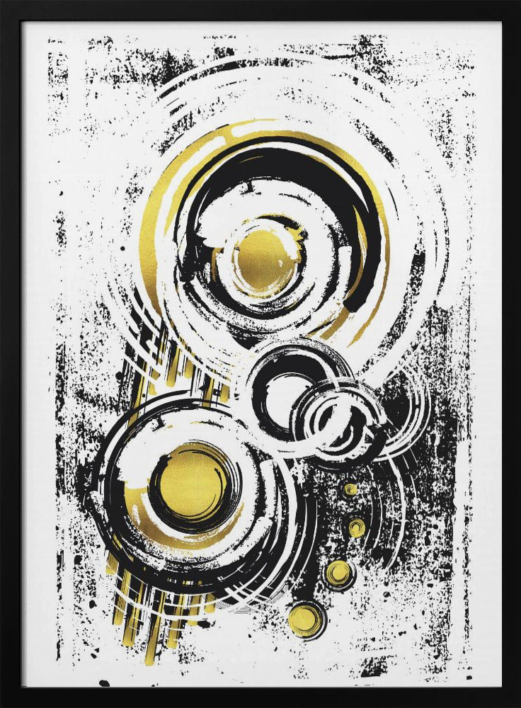 ABSTRACT ART Orbits Poster