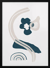 Abstract inky shapes no. 8 - Spring Awakening Poster