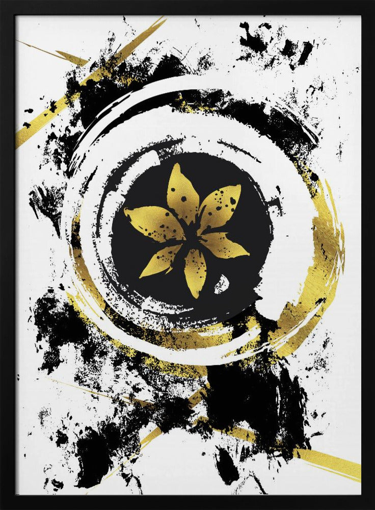 ABSTRACT ART Flower Poster