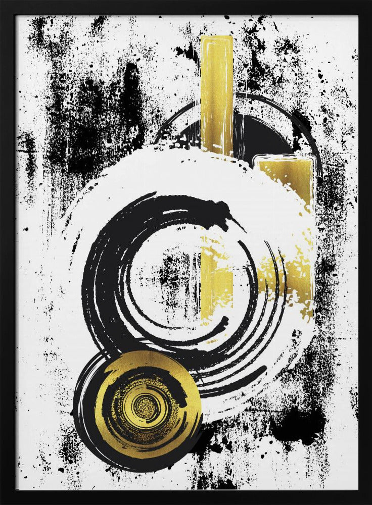 ABSTRACT ART Dynamic shapes Poster