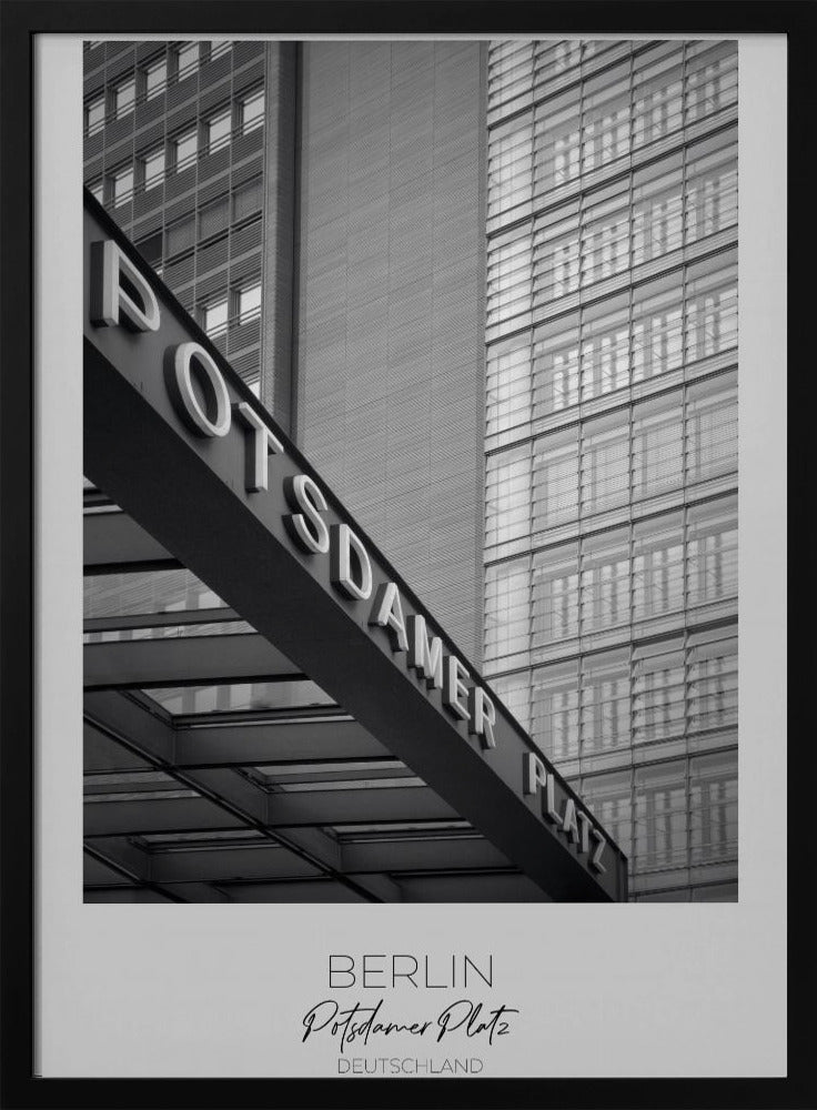 In focus: BERLIN Potsdamer Platz Poster