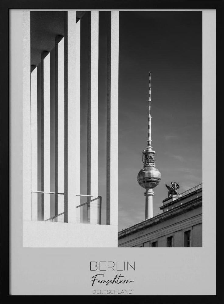 In focus: BERLIN Television Tower &amp; Museum Island Poster