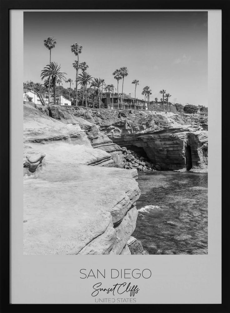 In focus: SAN DIEGO Sunset Cliffs Poster