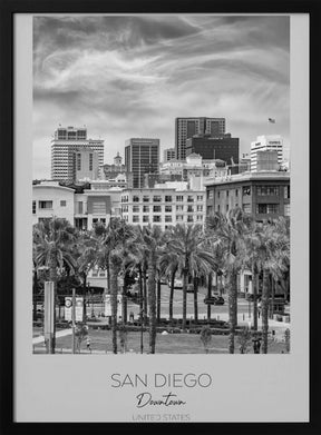 In focus: SAN DIEGO Downtown Poster