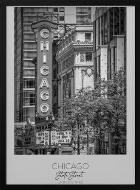 In focus: CHICAGO State Street Poster