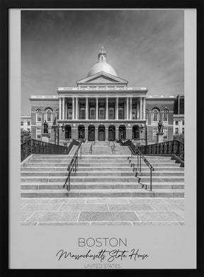 In focus: BOSTON Massachusetts State House Poster