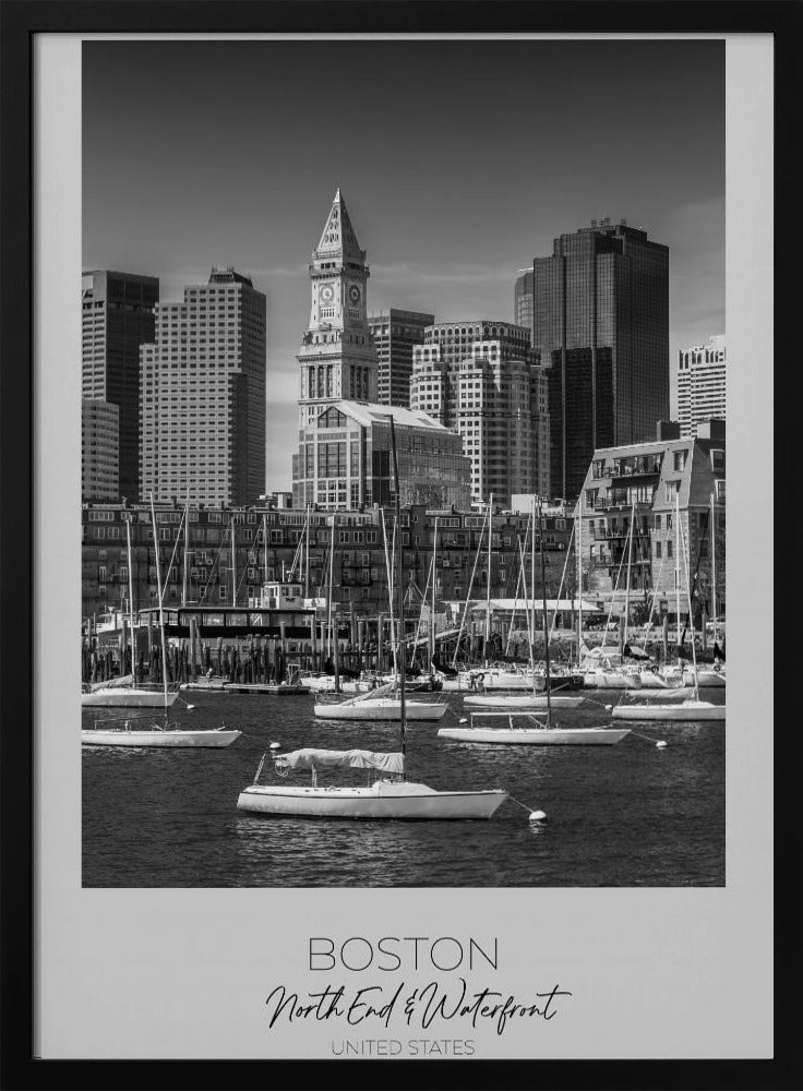 In focus: BOSTON Skyline North End &amp; Waterfront Poster