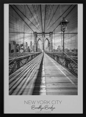 In focus: NEW YORK CITY Brooklyn Bridge Poster