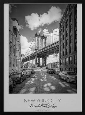 In focus: NEW YORK CITY Manhattan Bridge Poster