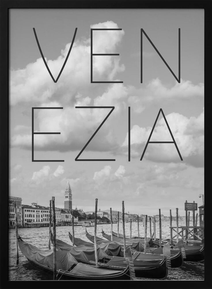 Venice Grand Canal and St Marks Campanile | Text and Skyline