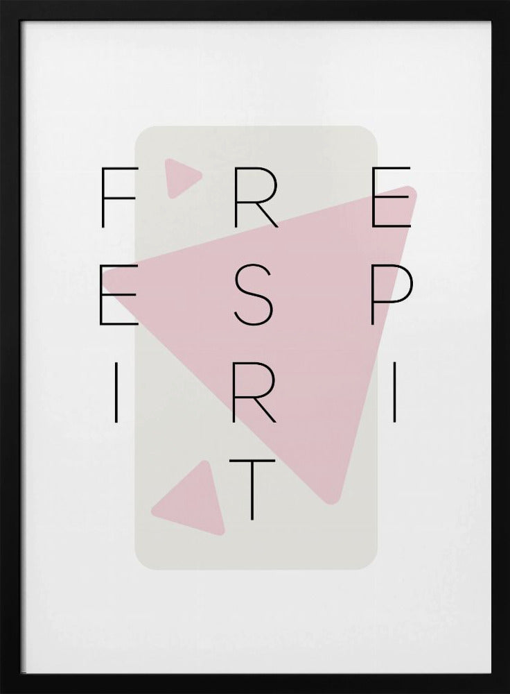 Free spirit - pink Poster