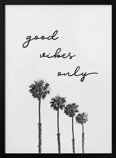 Palm trees | good vibes only Poster