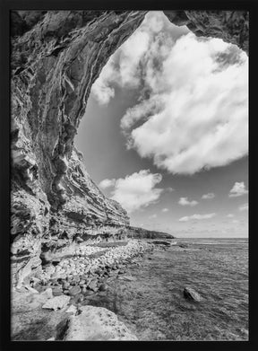 SAN DIEGO Sunset Cliffs | Monochrome Poster