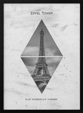 Coordinates PARIS Eiffel Tower Poster