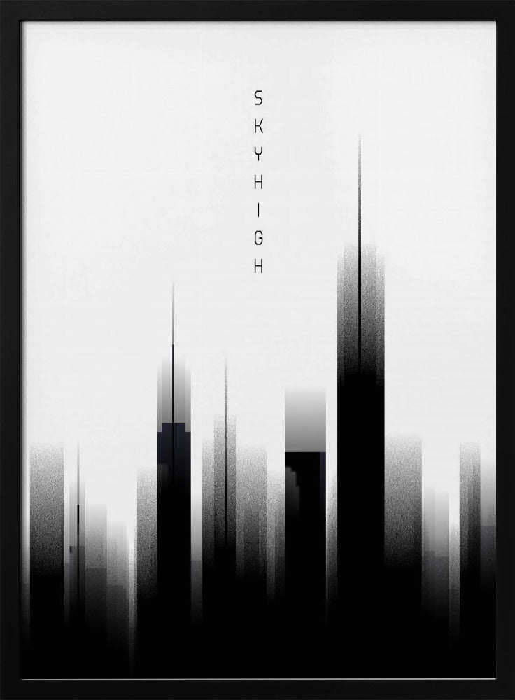 Graphic Art SKYHIGH | white Poster