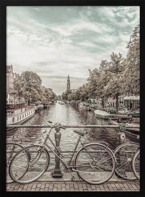 Typical Amsterdam | urban vintage style Poster