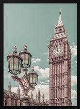 LONDON Elizabeth Tower | urban vintage style Poster