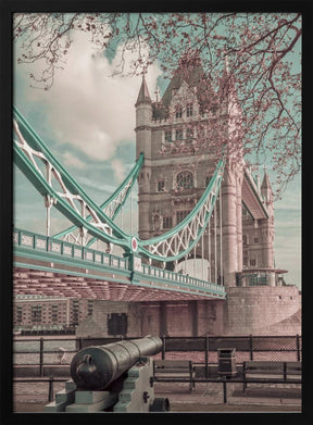 LONDON Tower Bridge in Detail | urban vintage style Poster