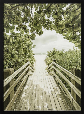 Bridge to Miami Beach Poster