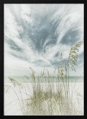 Calmness on the beach Poster