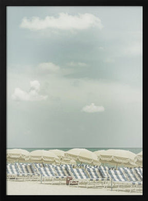 Vintage beach scene Poster