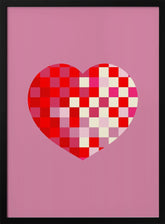 Pixel heart Poster