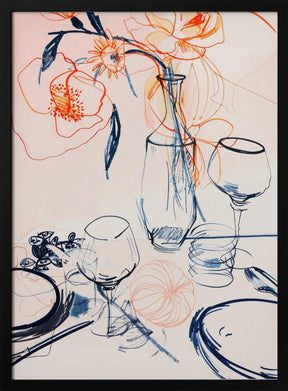 Table still life no 1 Poster