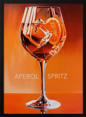 Aperol Spritz Orange Poster