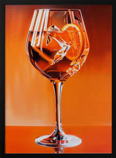 Aperol Spritz Orange Poster