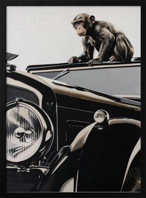 Monkey and the Bentley Poster