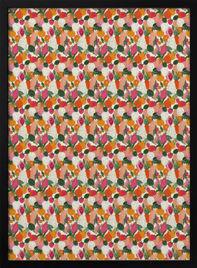 Fresh fruits pattern 2 Poster