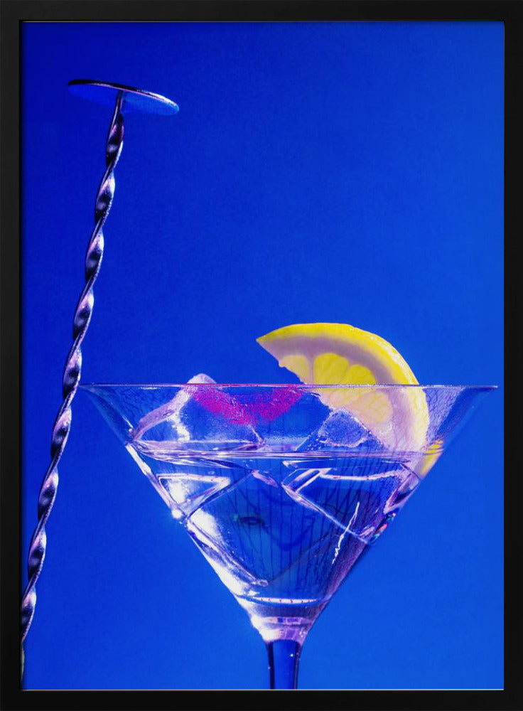 Lemon Twist Martini Poster